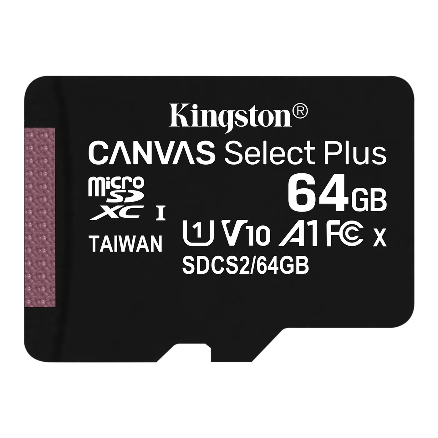 [060391] [SDCS2/64GB] Kingston - Tarjeta de Memoria Micro SD 64GB Canvas Select Plus 100MB/s UHS-I Clase 10