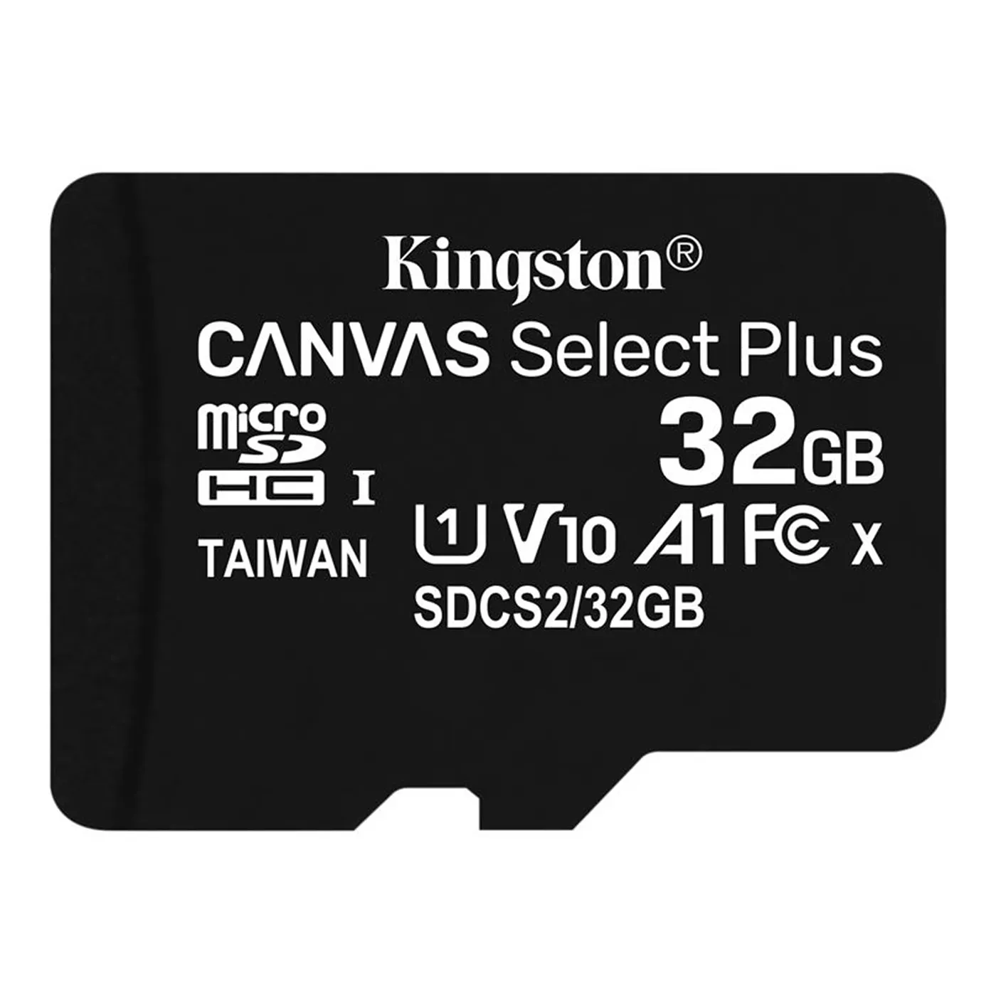 [060392] [SDCS2/32GB] Kingston - Tarjeta de Memoria Micro SD 32GB Canvas Select Plus 100MB/s UHS-I Clase 10