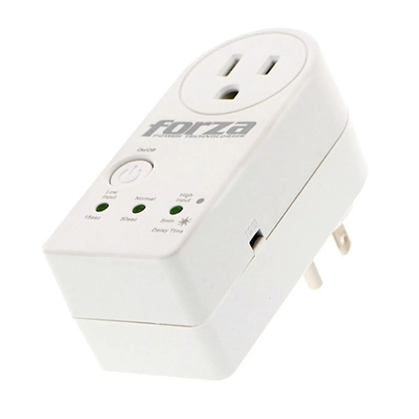 [060579] [FVP-1201B] Forza - Protector de Voltaje 120V 1800W [1] x NEMA Universal 5-15R Giro de 350°