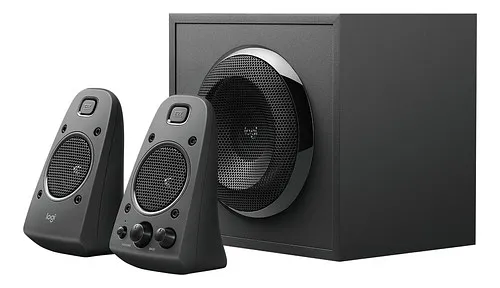[060614] [Z625] Logitech - Cornetas Multimedia 2.1 Entradas RCA/3.5mm/Optico 200W RMS 980-001258