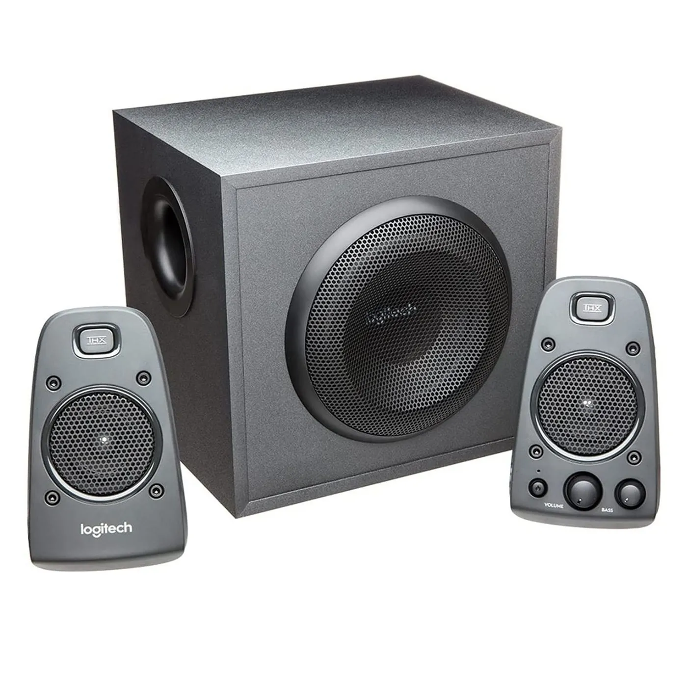 [060614] [Z625] Logitech - Cornetas Multimedia 2.1 Entradas RCA/3.5mm/Optico 200W RMS 980-001258
