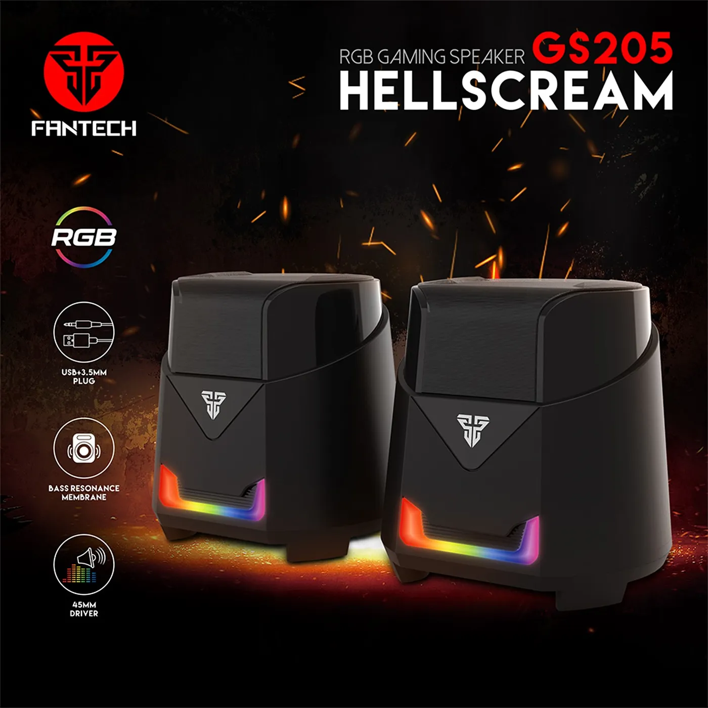 [060522] [GS205] Fantech - Cornetas Hellscream 2.0
