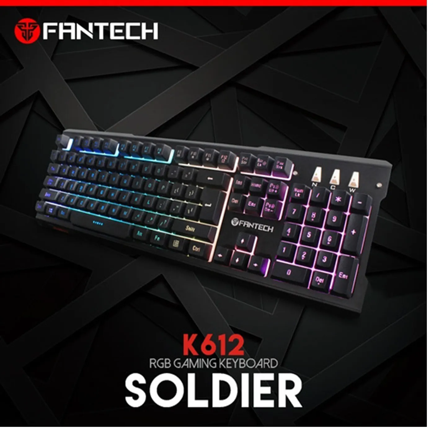 [060549] [K612] Fantech - Teclado Soldier Ingles Gaming