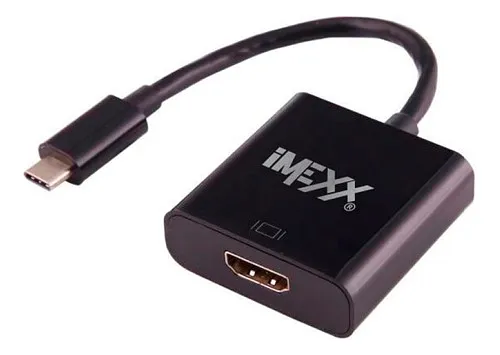 [060758] [IME-19870] Imexx - Convertidor de Video USB Tipo-C Macho a HDMI Hembra