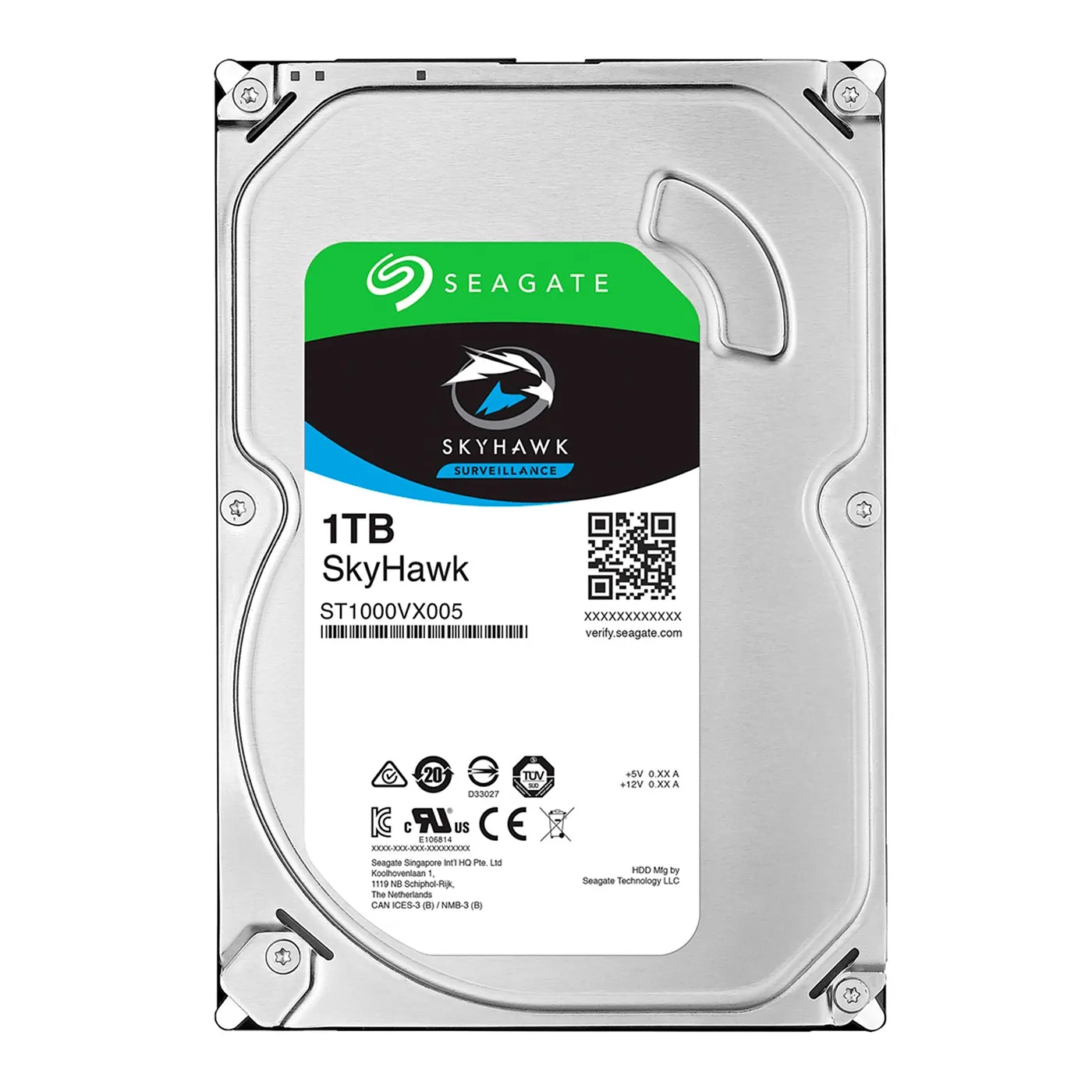 [060778] [ST1000VX005] Seagate - Disco Duro Skyhawk SATA III 1Tb 5900 rpm Cache 64Mb 3.5" Videovigilancia