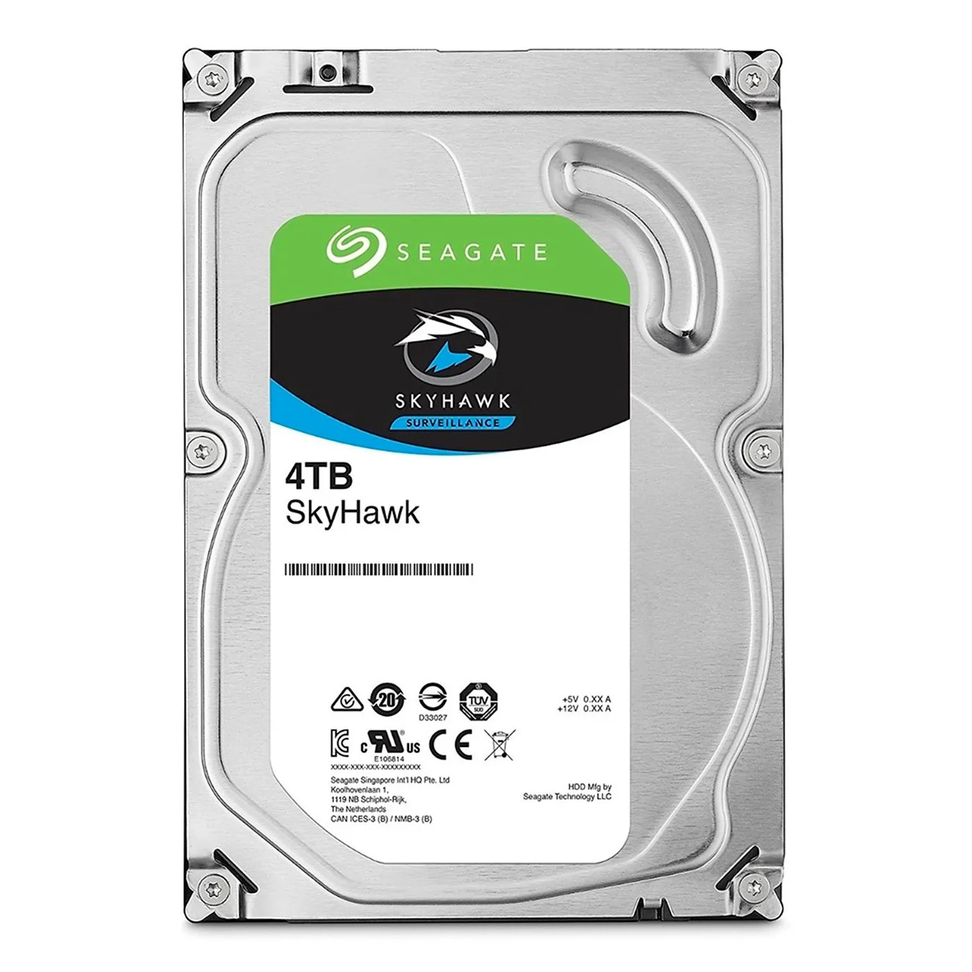 [060780] [ST4000VX013] Seagate - Disco Duro Skyhawk SATA III 4Tb 5400 rpm Cache 256Mb 3.5" Videovigilancia