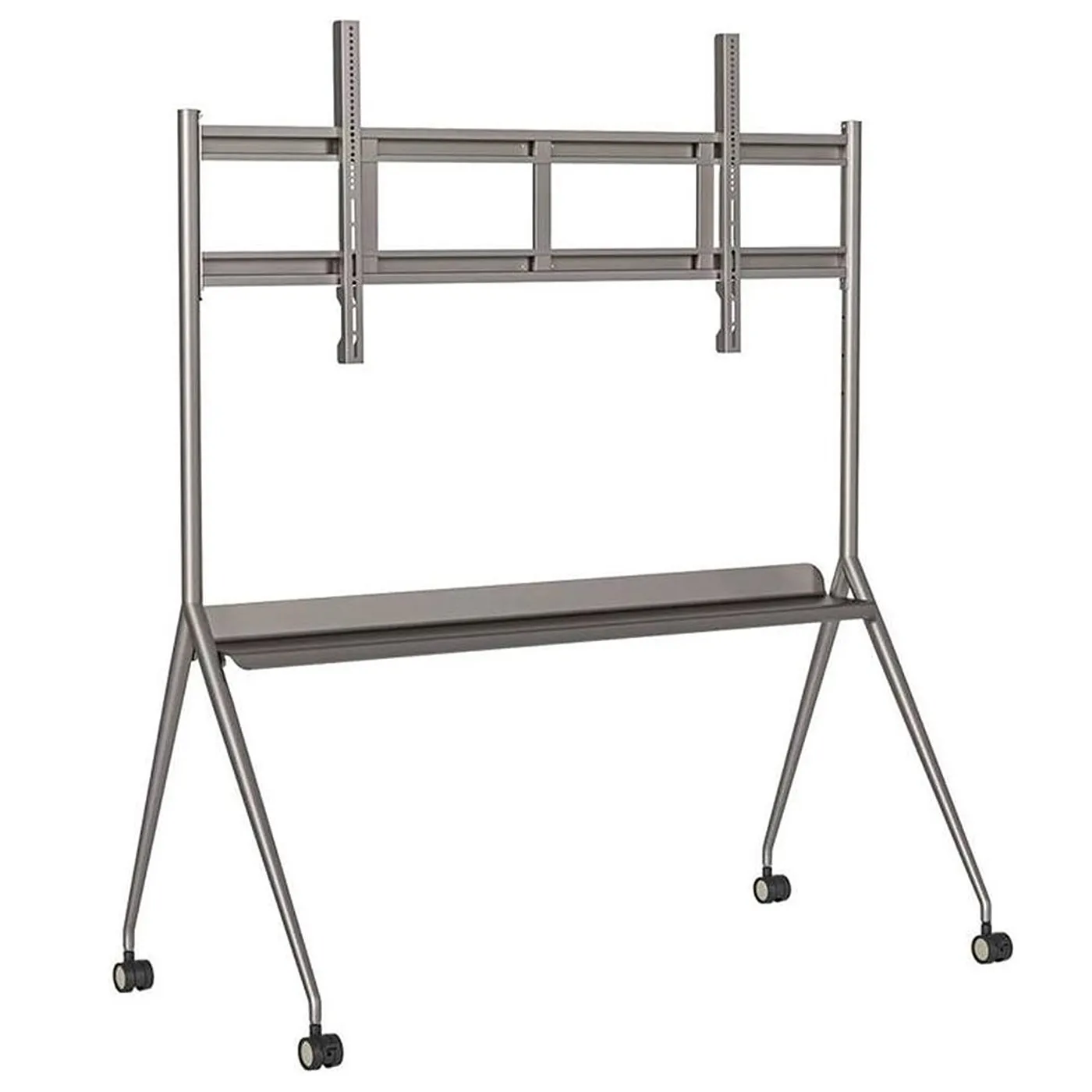 [060806] [DS-D5ABKY2-B] Hikvision - Soporte Móvil para Pantallas Interactivas de 86" de Acero Gris Plata