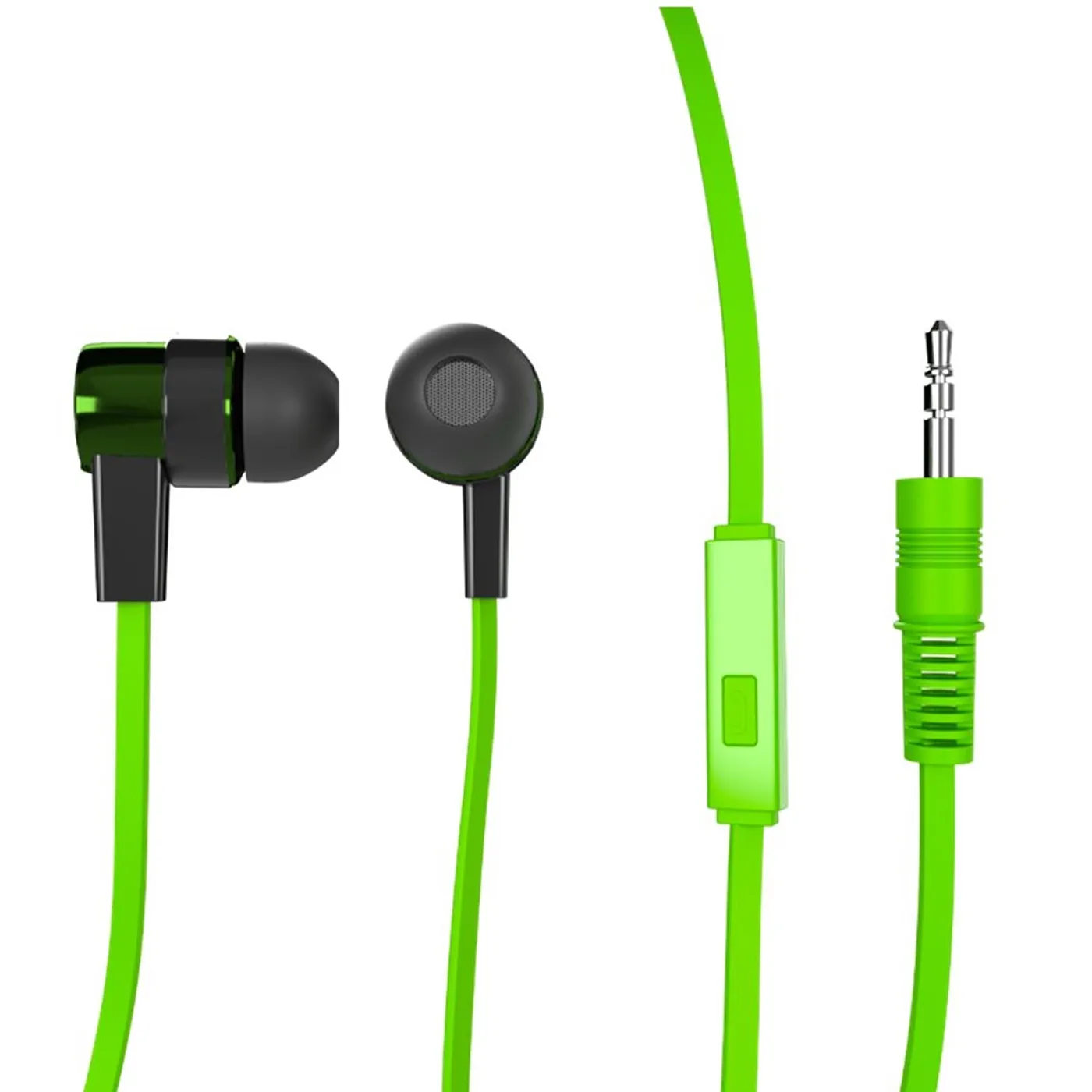 [060892] [XTG235GREEN] Xtech - Audifono ON-THE-GO Internos con Microfono [Verde] Cable [1 Metro]