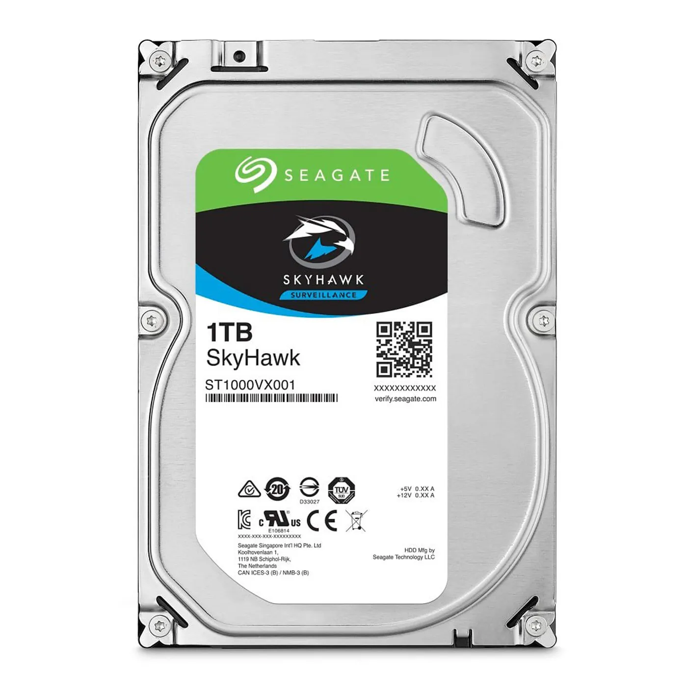 [060900] [ST1000VX001-520] Seagate - Disco Duro Skyhawk SATA III 1Tb 5900 rpm Cache 64Mb 3.5" Videovigilancia