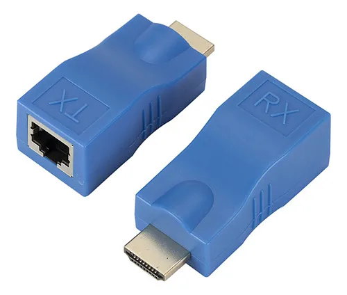 [060693] [STC-HDMIEXT30M] STC- Extensor HDMI Macho a RJ45 Pasivo 1 Cable [30 Metros]