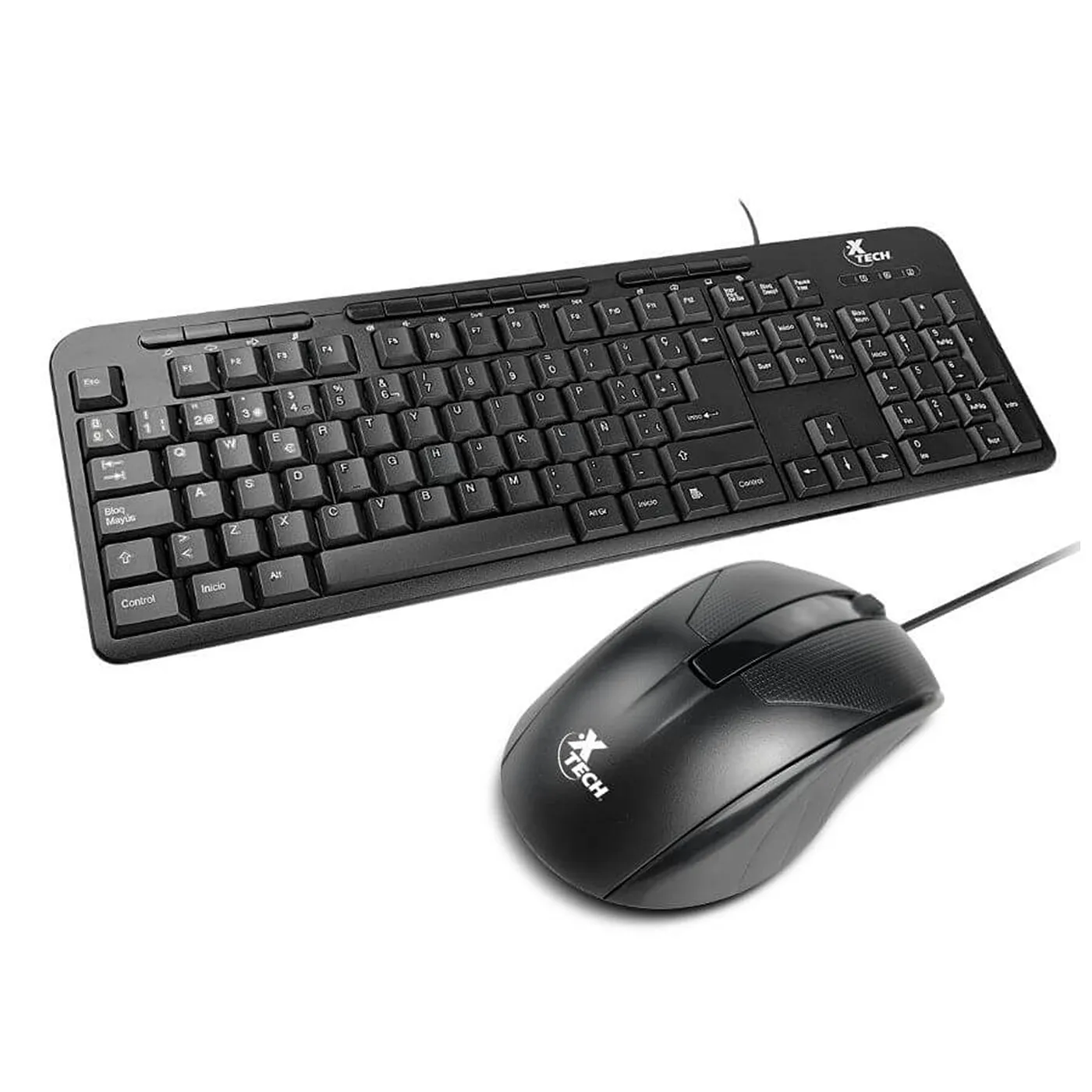 [061027] [XTK-301S] Xtech - Teclado y Mouse Alambrico Multimedia