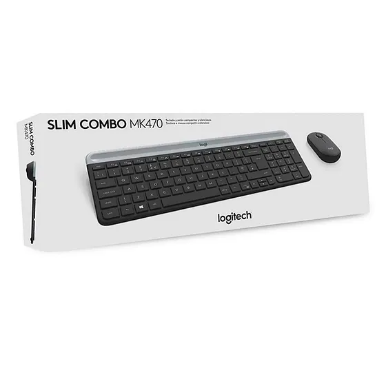 [060907] [MK470-BLACK] Logitech - Teclado + Mouse Inalambrico [Español] 