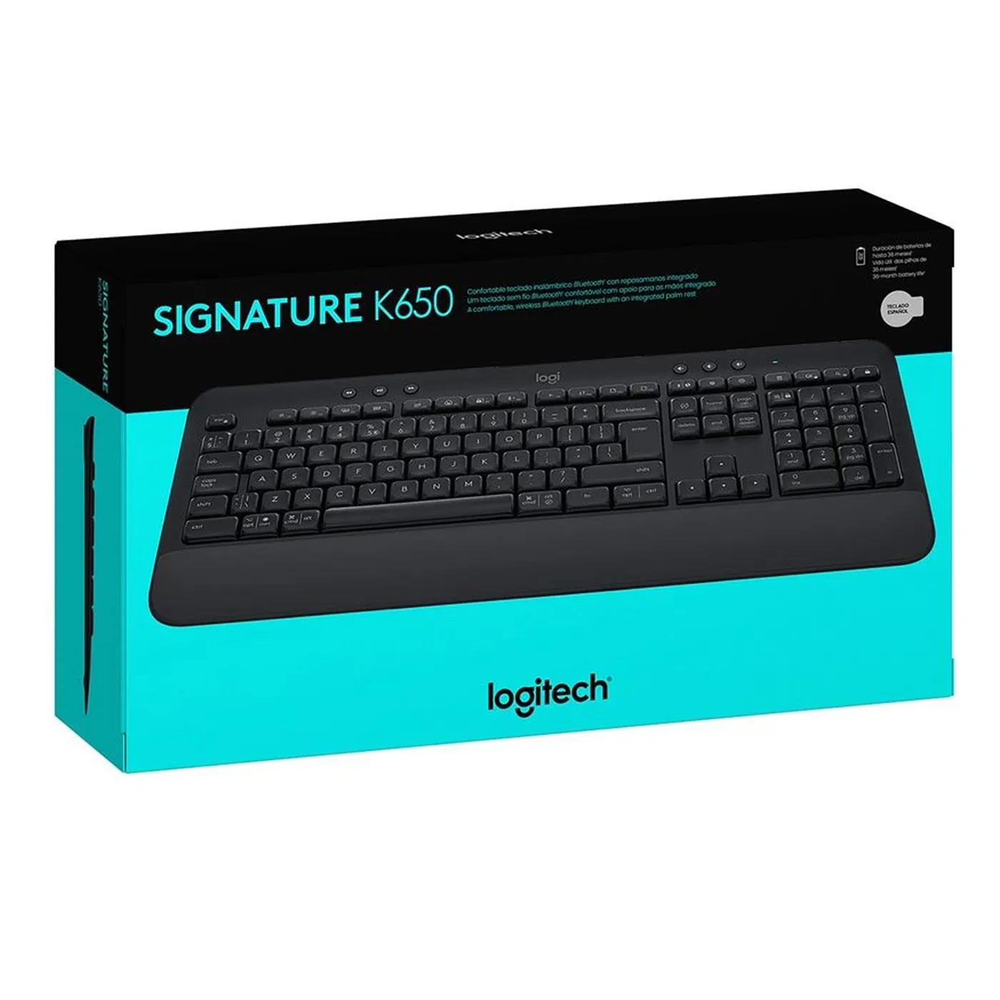 [060910] [K650-Negro] Logitech - Teclado Inalambrico Signature  [Español] 