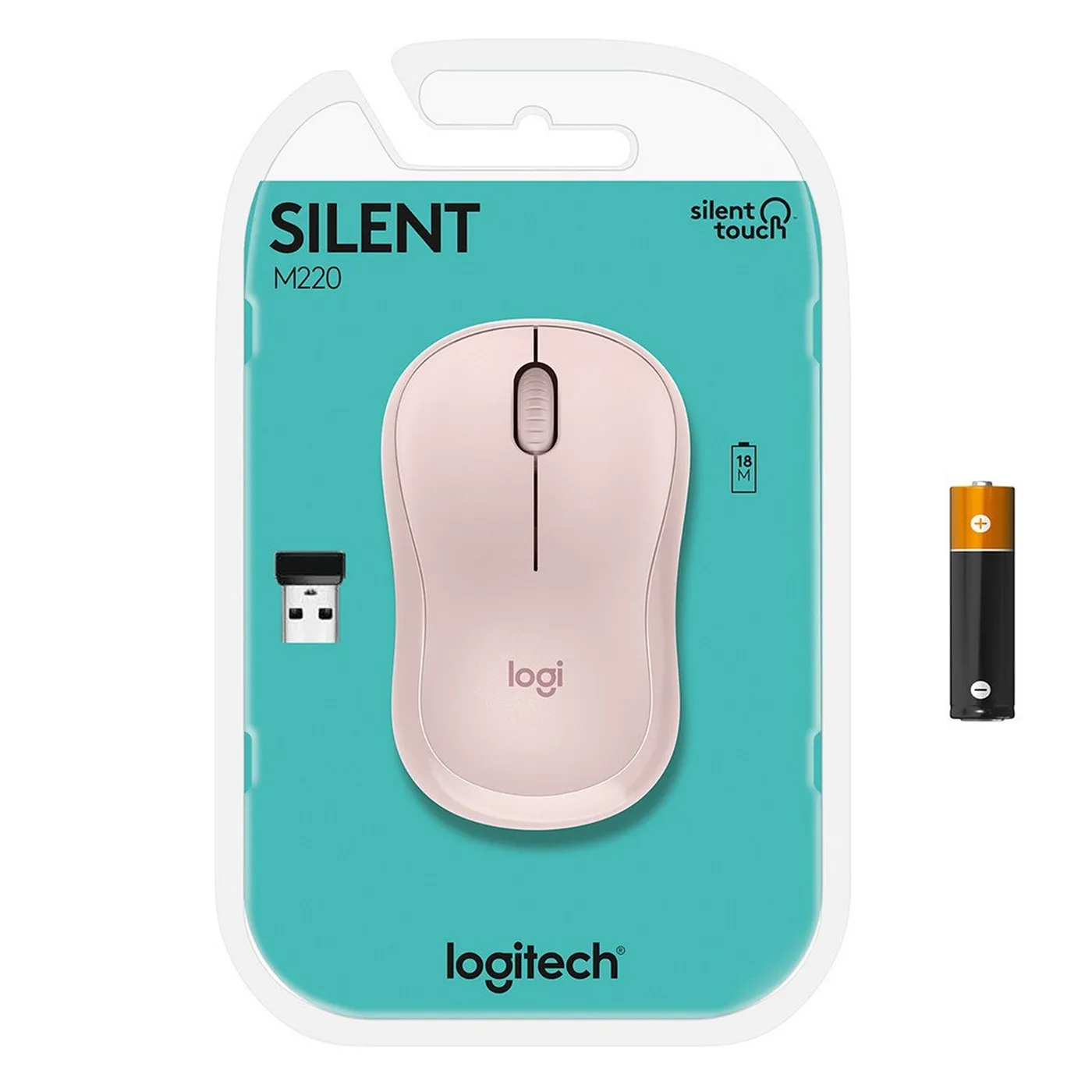 [060913] [M220-PINK] Logitech - Mouse Inalambrico [Rosa]