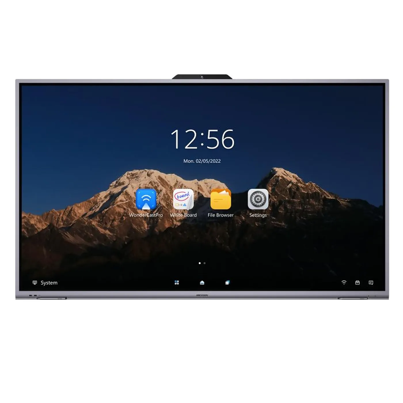[060943] [DS-D5B65RB/D] Hikvision - Pantalla Interactiva Tactil Android 11Ultra HD 4K 3840 × 2160 de 65" con Cámara y Microfono [Incluye Base de Pared]