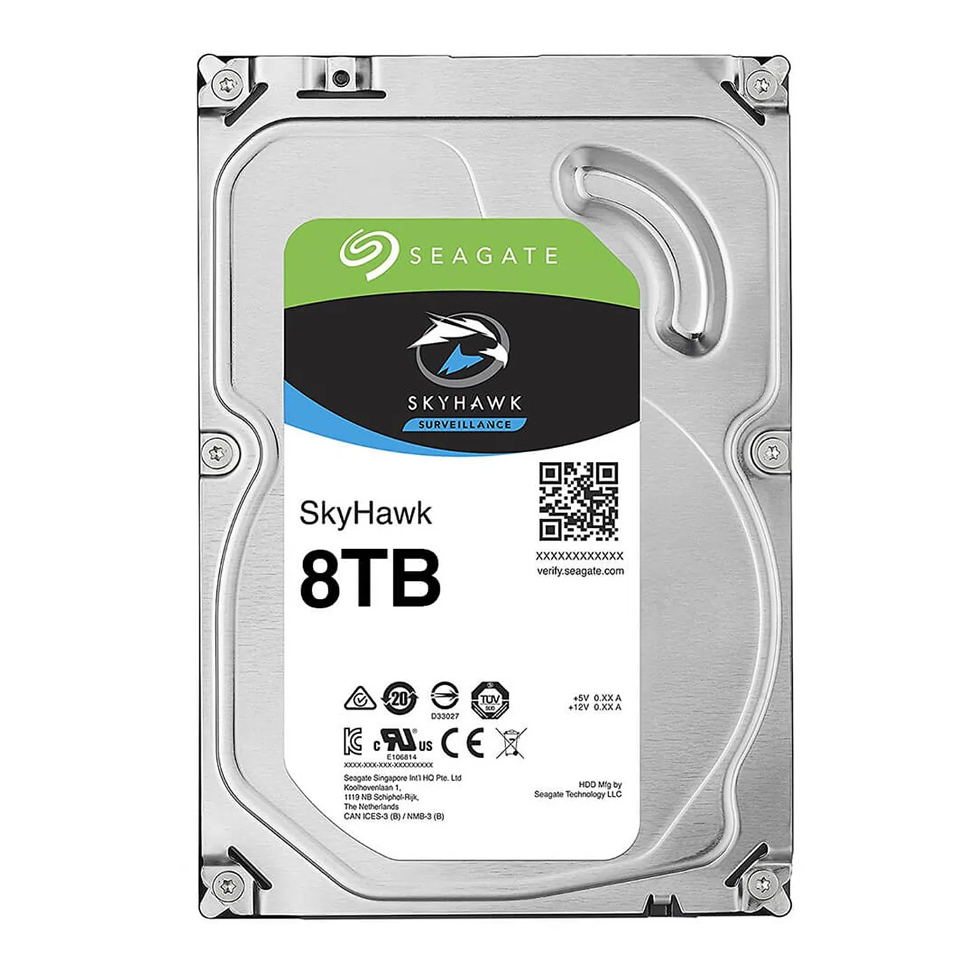 [061168] [ST8000VX009] Seagate - Disco Duro Skyhawk SATA III 8Tb Cache 256Mb 3.5" Videovigilancia