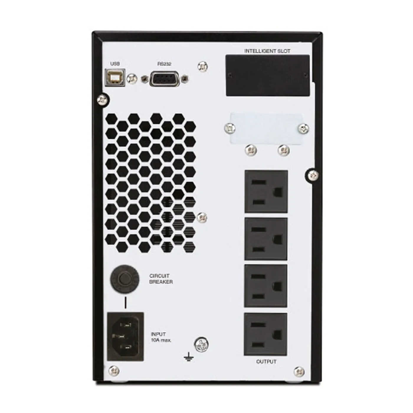 [061187] [UPO11-1] CDP - UPS de Torre En Linea de Doble Conversión Onda Senoidal 1000Va / 900W / 120V con Pantalla LCD 4 Salidas NEMA 5-15 [4 Salidas AVR/UPS]