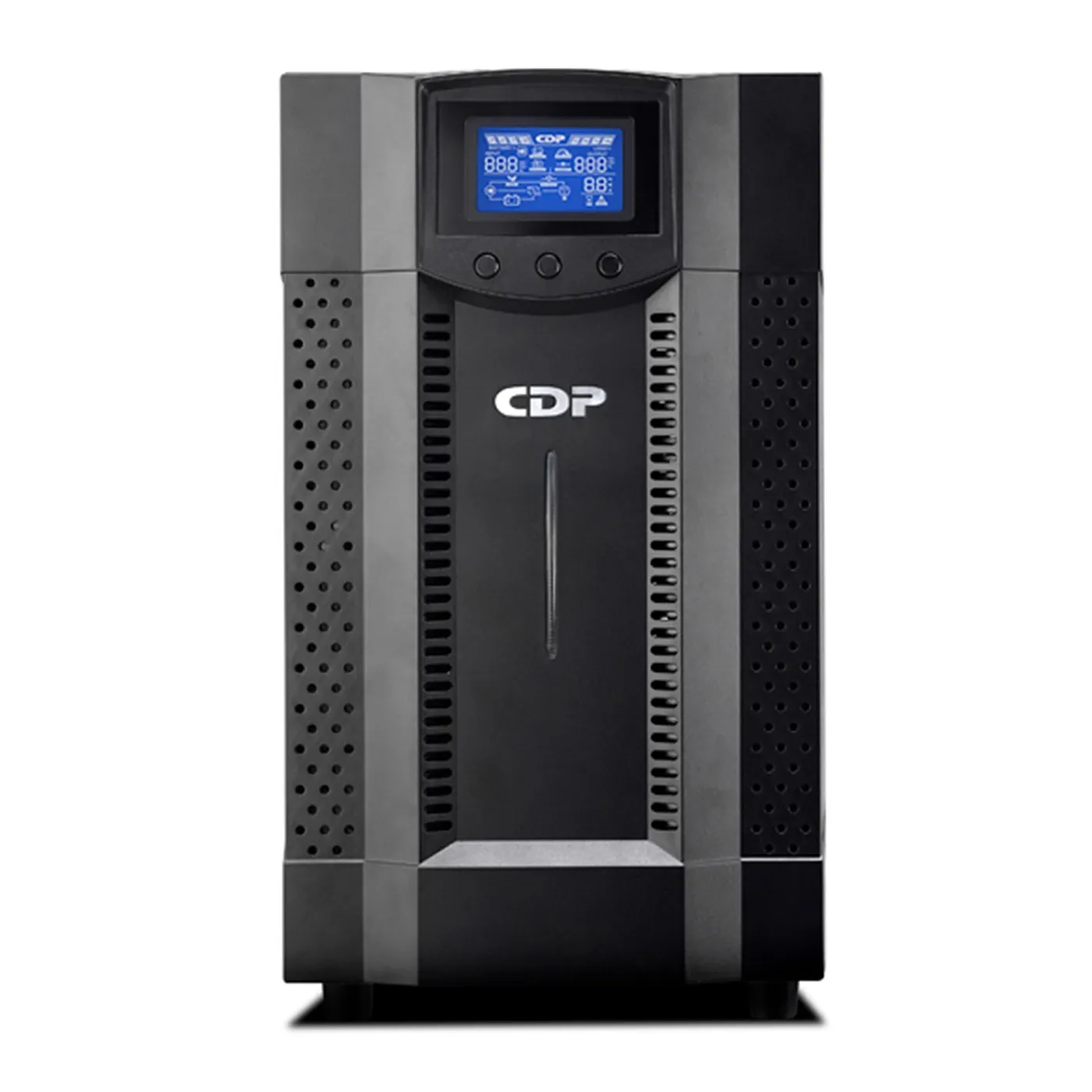 [061190] [UPO11-2AXI] CDP - UPS de Torre En Linea de Doble Conversión Onda Senoidal para Montaje en Piso 2000Va / 2000W / 220V con Pantalla LCD 8 Salidas IEC-C13/14