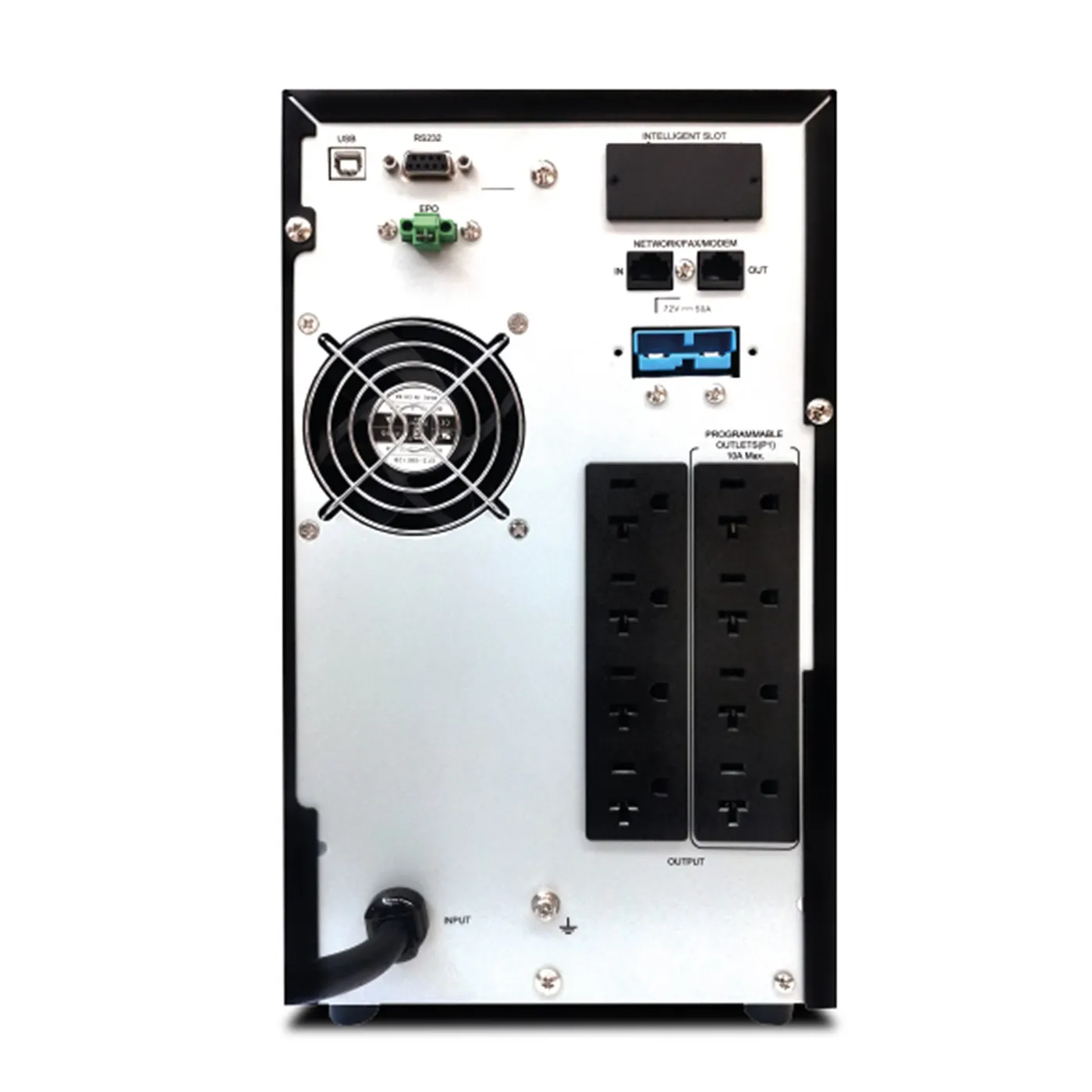 [061190] [UPO11-2AXI] CDP - UPS de Torre En Linea de Doble Conversión Onda Senoidal para Montaje en Piso 2000Va / 2000W / 220V con Pantalla LCD 8 Salidas IEC-C13/14