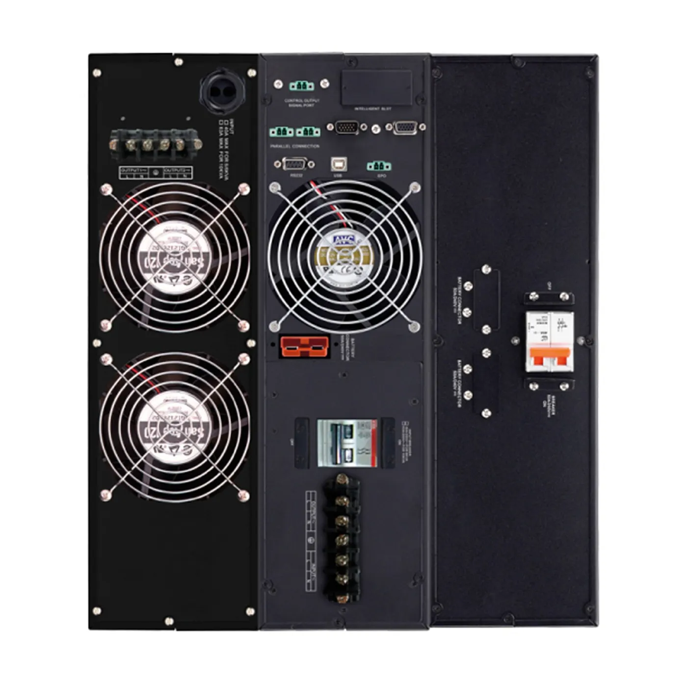 [061197] [UPO22-10RTAX] CDP - UPS de Torre En Linea UL de Doble Conversión Onda Senoidal para Montaje en Piso/Rack 10Kva / 10.000Va / 10.000W / 110-300V con Pantalla LCD 4 Salidas 5-15R