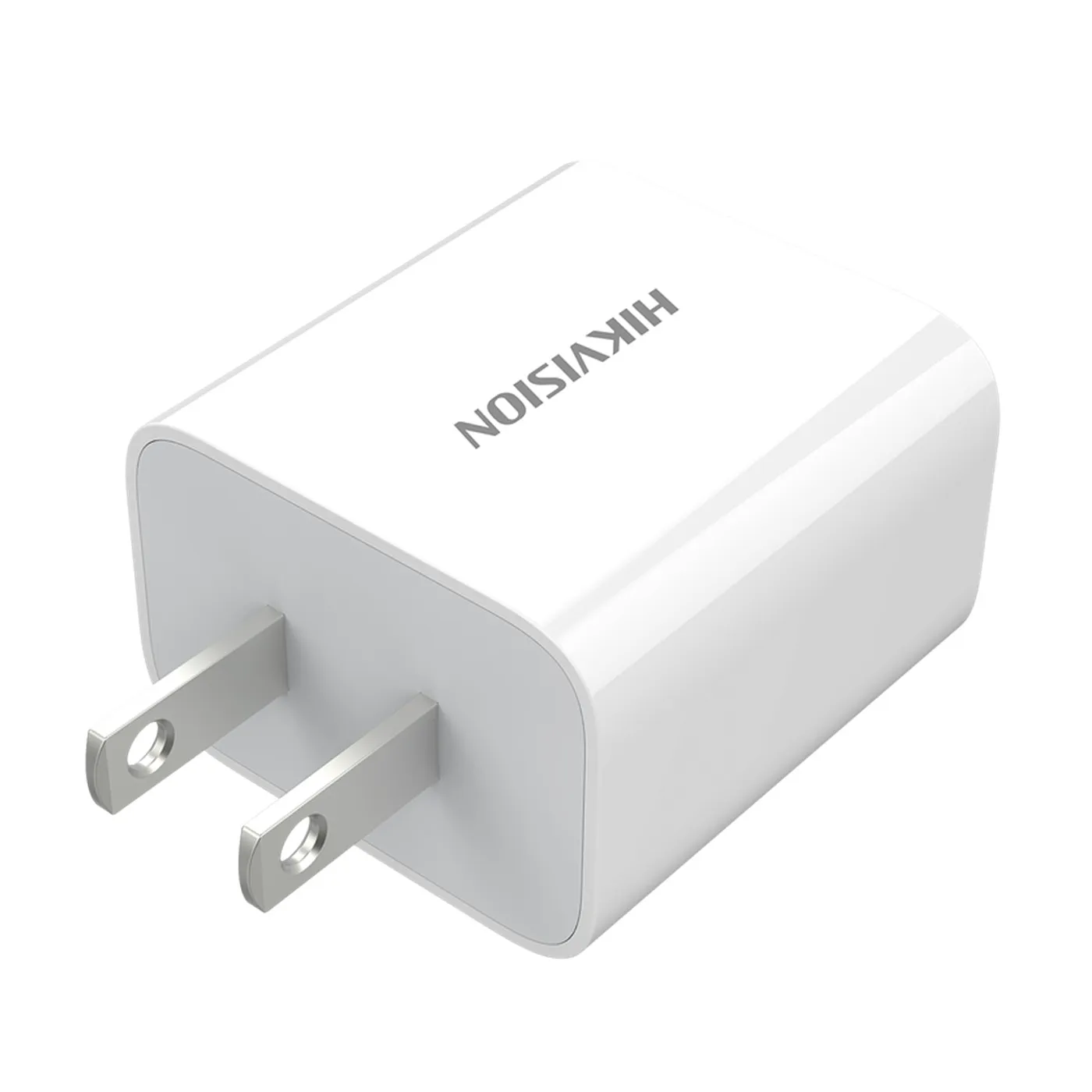 [061206] [HS-FC20N-A1C01S] Hikvision - Cargador USB-C de 20 Watts Carga Rapida 5VCD a 3Amp 9VCD a 2.22Amp Compatible con Multiples Marcas