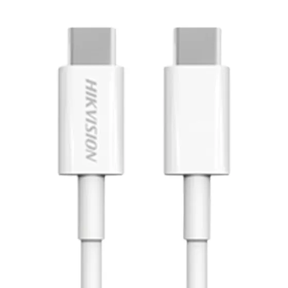 [061207] [HS-HUB-CBC2C] Hikvision - Cable USB-C a USB-C 1 Metro Ideal para Celulares Android Carga Rápida 3 Amp Carga y Sincronización de Datos 480 Mbps 60 Watts