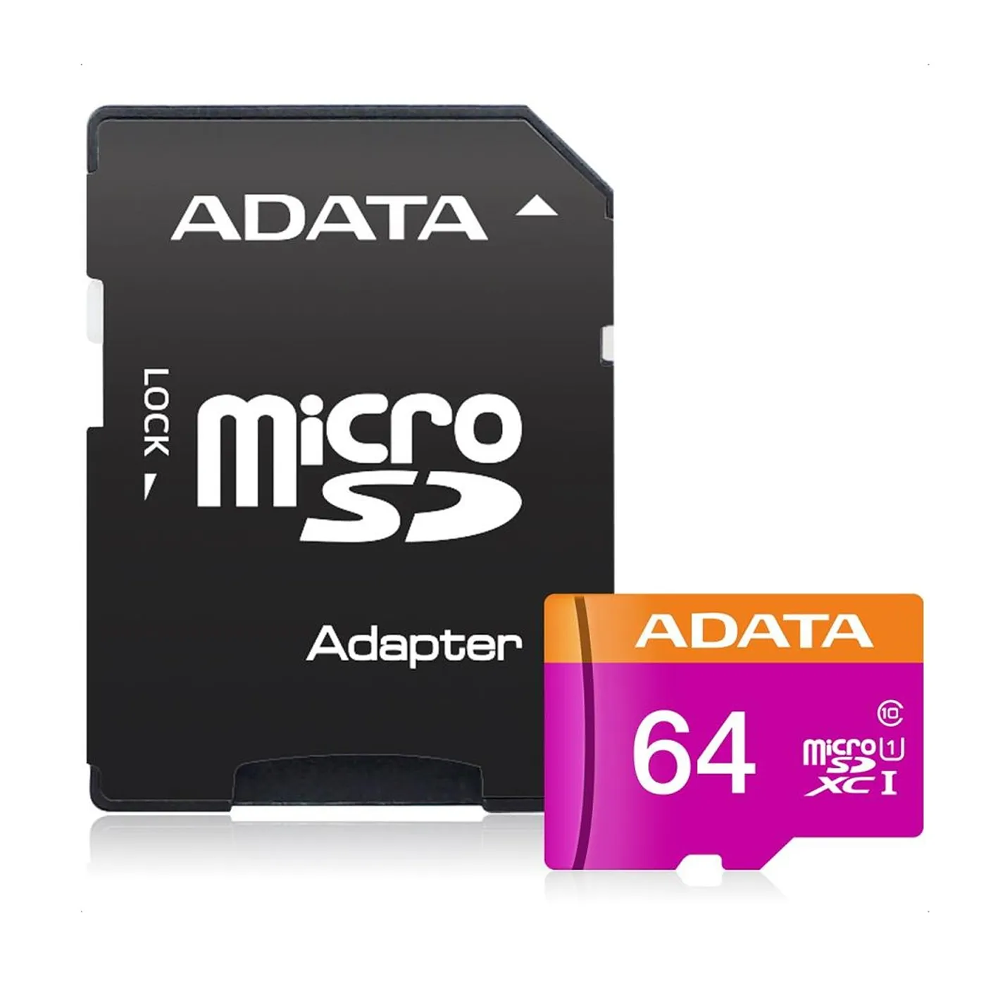 [061259] [AUSDX64GUICL10-RA1] Adata - Memoria Flash 64GB microSDHC UHS-I Clase 10 con Adaptador