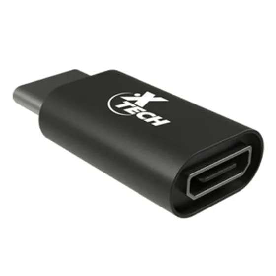 [061085] [XTC526] Xtech - Adaptador con conector USB C macho a Micro-USB 2,0 Hembra hasta 480mb