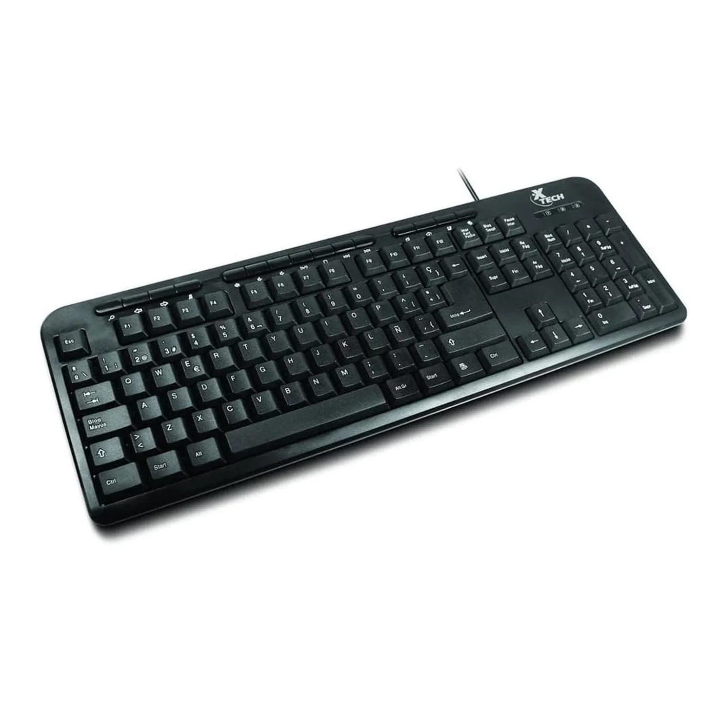 [061090] [XTK-130] Xtech - Teclado Alambrico Multimedia 