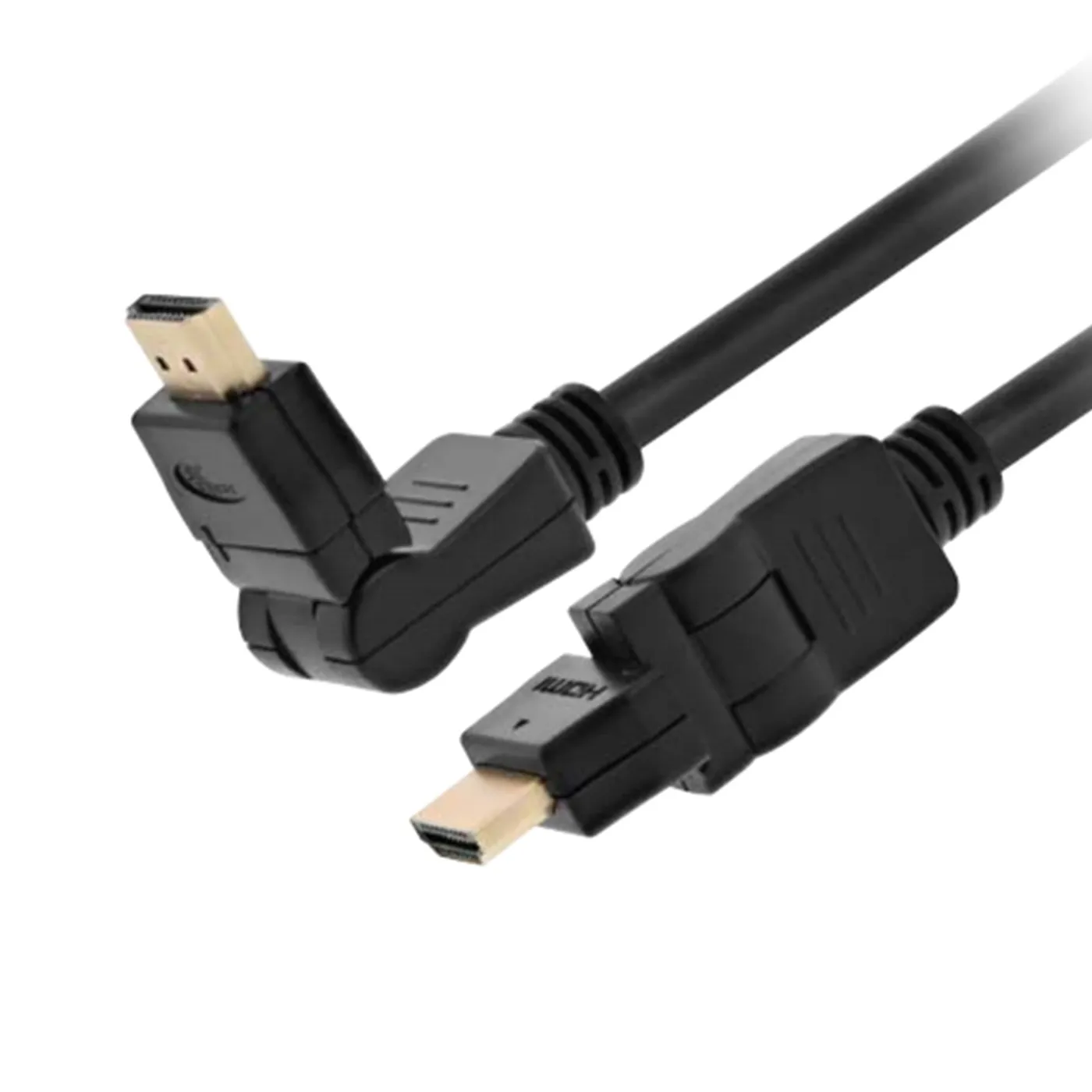 [061138] [XTC610] Xtech - Cable HDMI Giratorio Macho Doble