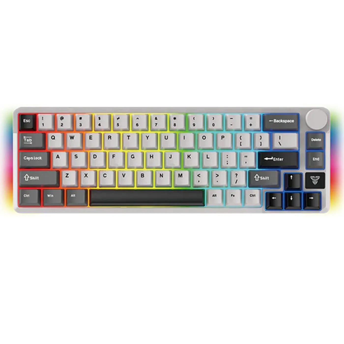 [061369] [MK919-GY-LGYDGY(RD)] Fantech -Teclado Atom PRO66  inalambrico SW Rojo [Gris]
