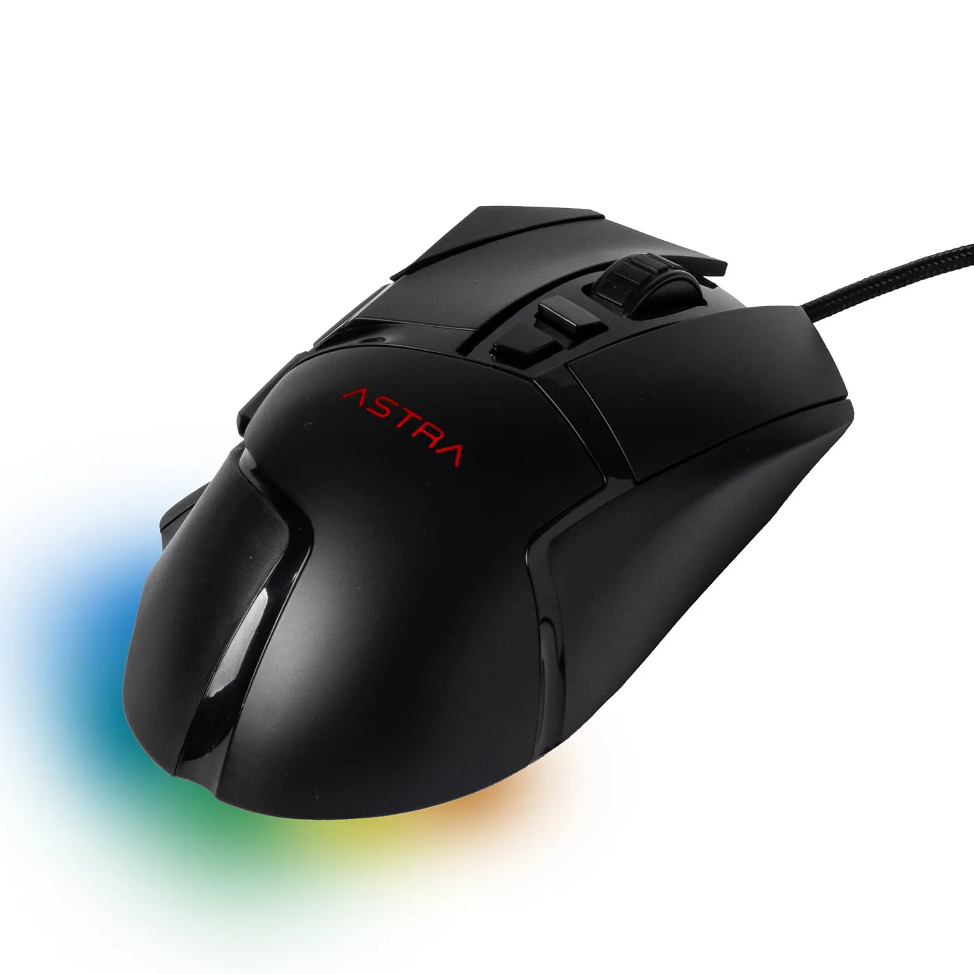 [061405] [GM520] Astra - Mouse Alambrico USB Gaming RGB 8 Botones 12800 DPI [Negro]