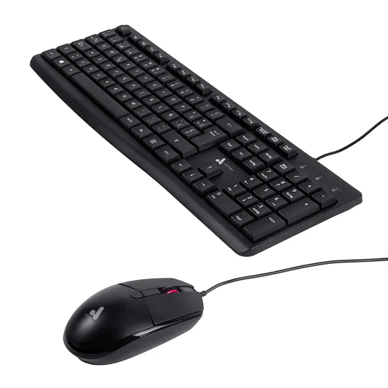 [061407] [K11] Astra - Kit Teclado + Mouse Alambrico USB [Negro]