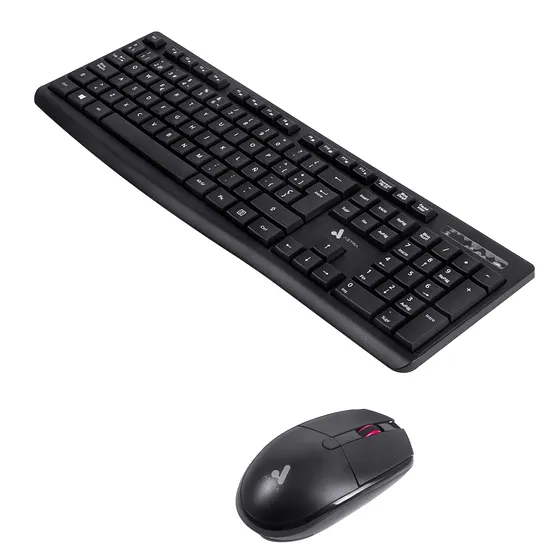 [061408] [K13] Astra - Kit Teclado + Mouse Inalámbrico USB 2.4G [Negro]