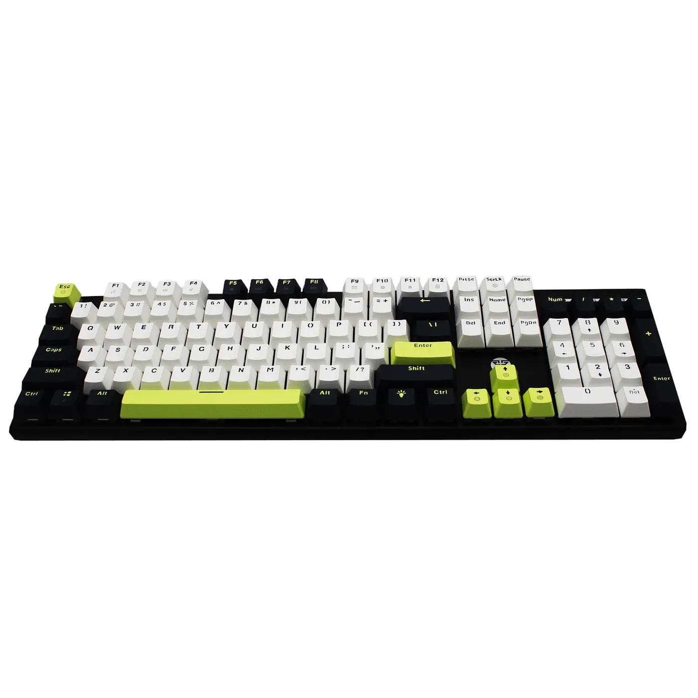 [061461] [MK878S-BK-WHBL(BL)] Fantech - Teclado Atom104S Cableado SW Azul [Mori Blanco]