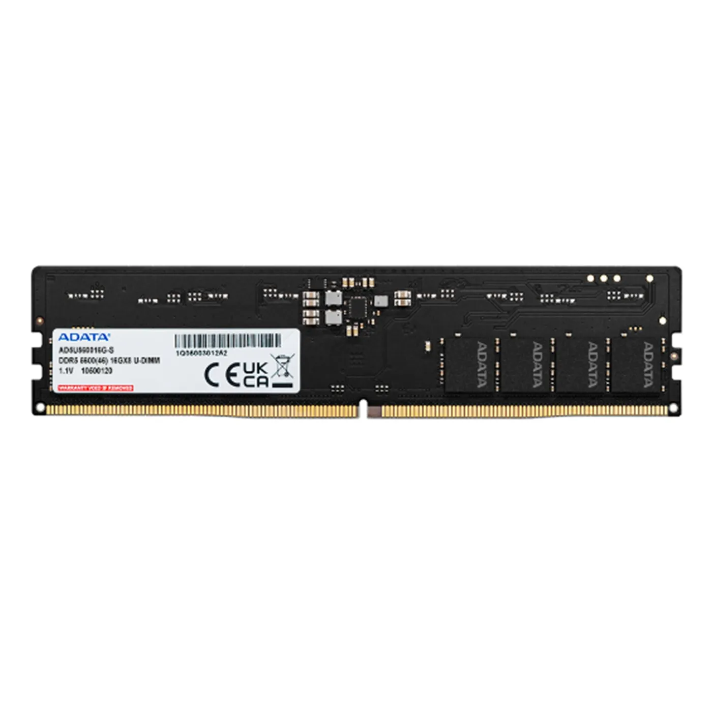 [061283] [AD5U560016G-S] Adata - Memoria RAM DDR5 16Gb Udimm 5200Mhz 288 Pines