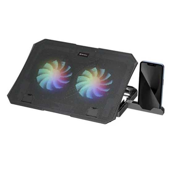 [061287] [NC14-BLACK] Fantech - Cooling Pad  [Negro]