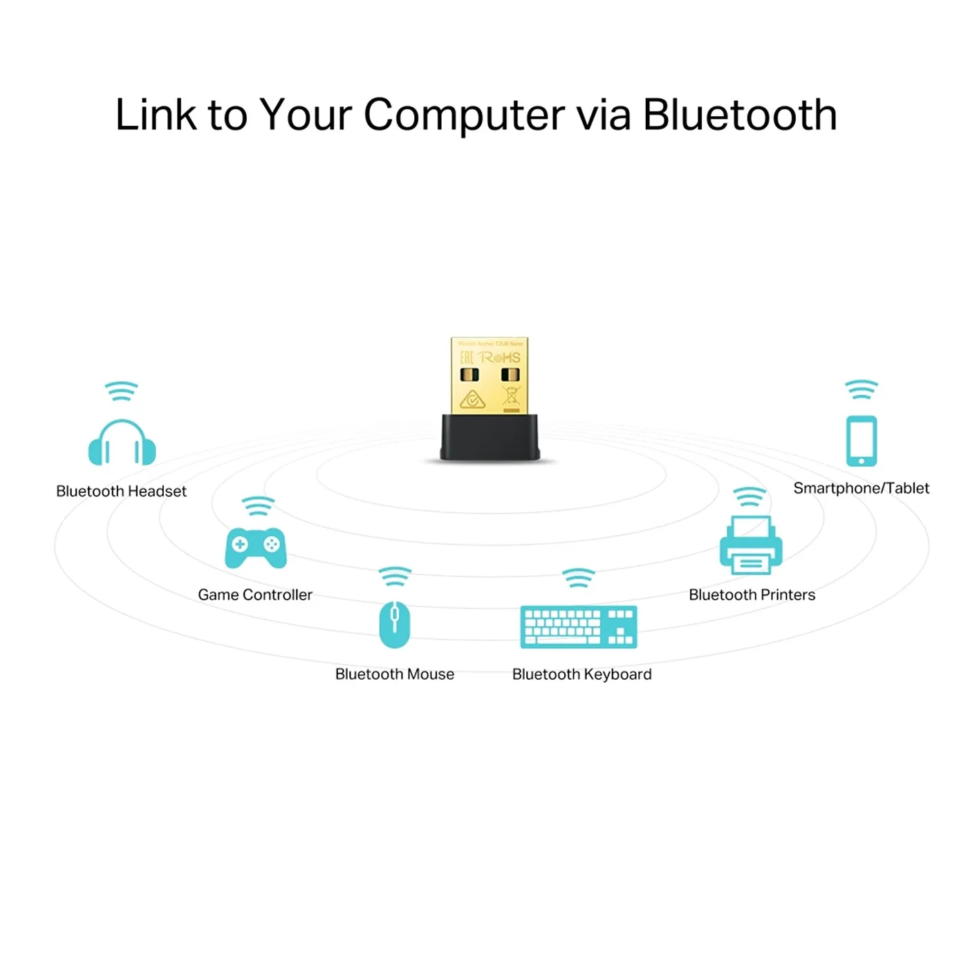 [061610] [T2UB-Archer-Nano] TP-Link - Adaptador USB AC600 Nano Wi-Fi Bluetooth 4.2