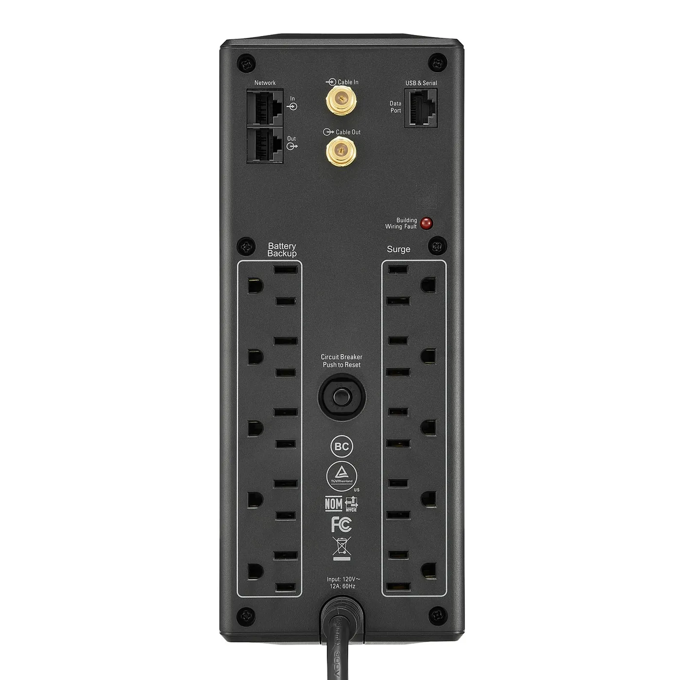 [061637] [BX1500M-LM60] APC - UPS Interactivo 1500VA/900W 120V [10] 60Hz