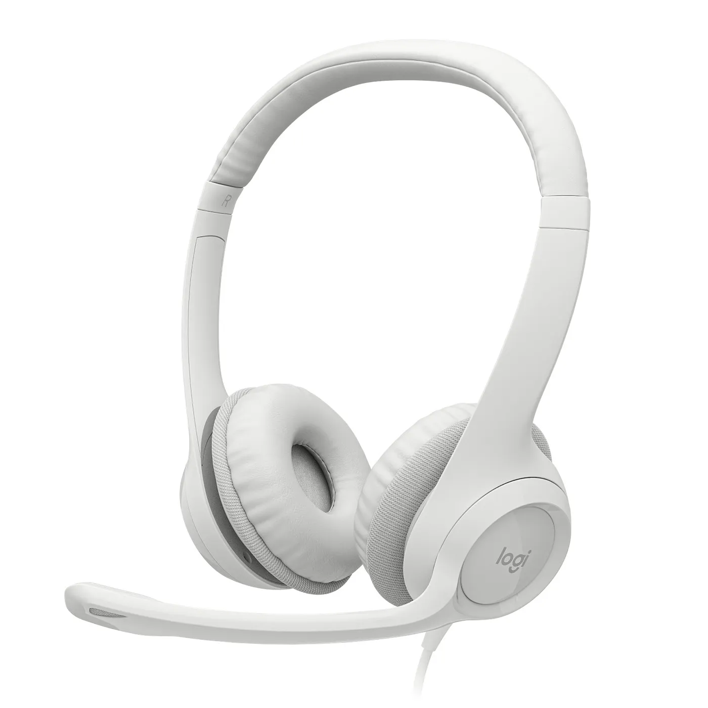 [061638] [H390-WHITE] Logitech - Audifonos Estéreo con Micrófono para PC 981-000406 [Blanco]