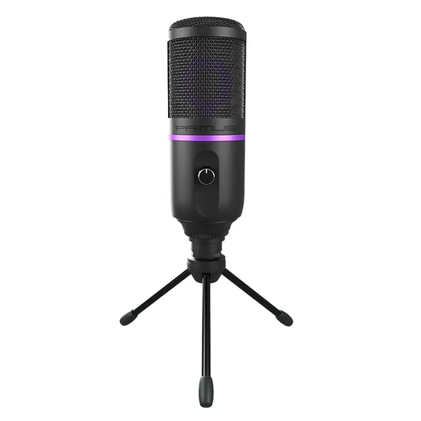 [061642] [PMI-101] Primus - Micrófono Gamer USB Omnidireccional para Streaming [Negro]