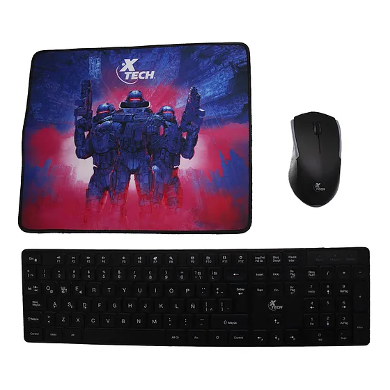 [061485] [XTK-535S] Xtech - Combo Teclado y Mouse Alámbricos Gaming con Mouse pad