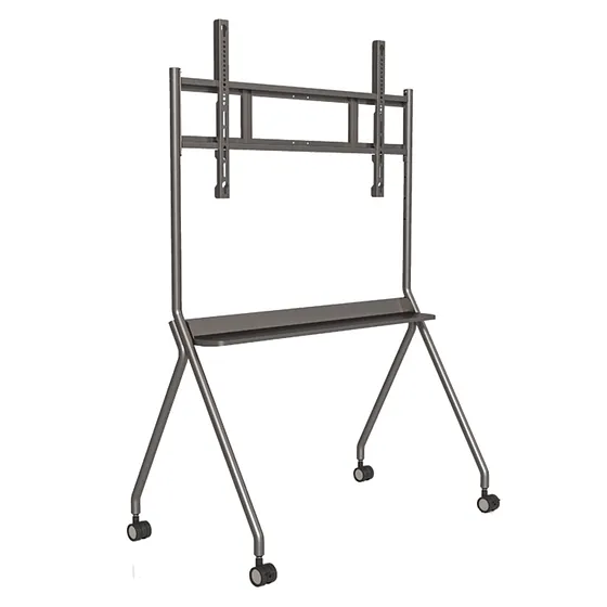 [061510] [DHI-PKC-MS0A] Dahua - Soporte Móvil para Pantallas Interactivas de 55" 65" y 75" de Acero Color Plata Titanio