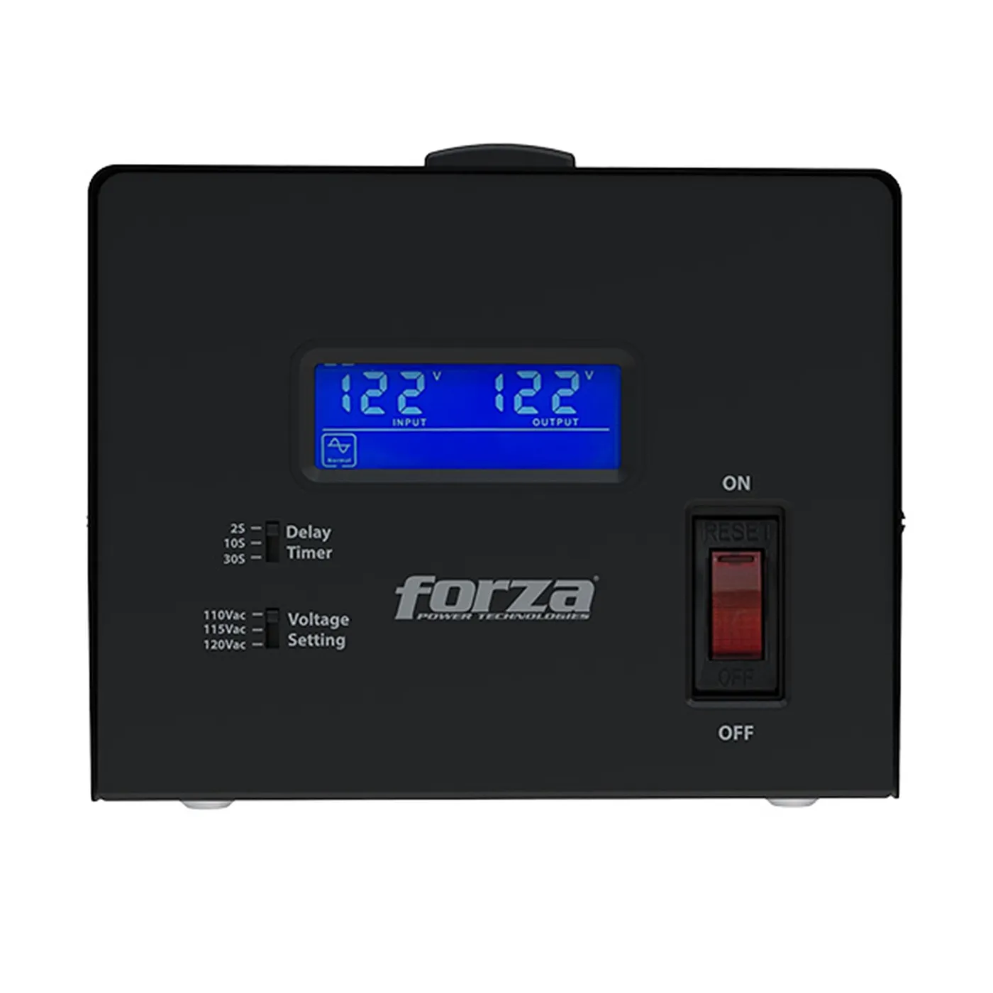 [061696] [FVR-3601] Forza - Regulador Automático de Voltaje 115V 3600VA/1800W [4] x NEMA 5-15R