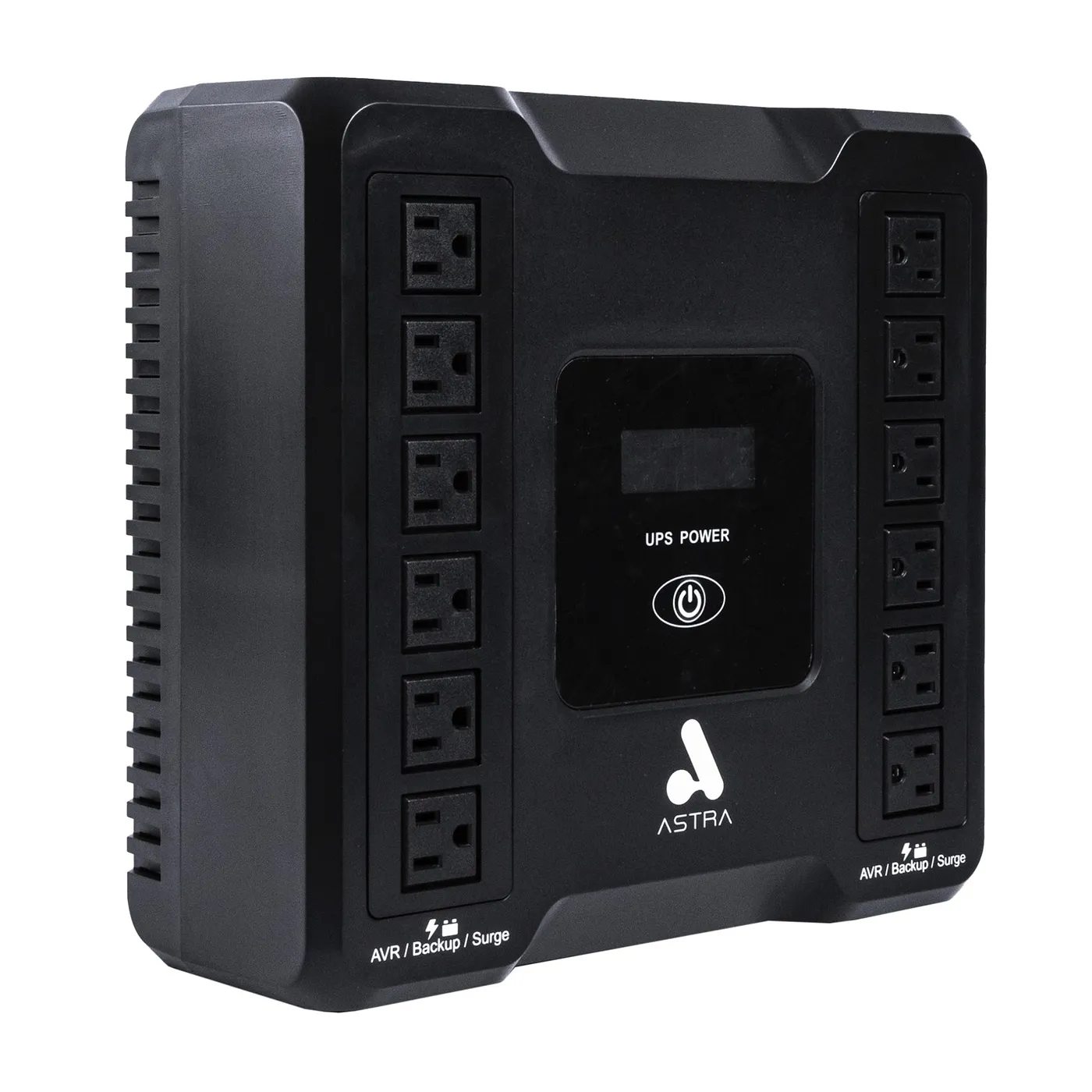 [061709] [AR850] Astra - UPS 850Va/480W 110V 12 Nemas 50-60Hz con Puerto USB & RJ45 Panel LCD