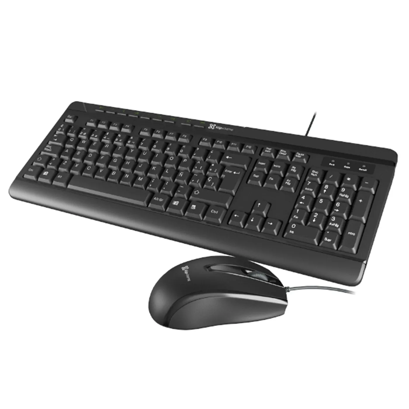[061715] [KCK-251S] Klip Xtreme - Combo Teclado + Mouse Alámbrico [Negro]
