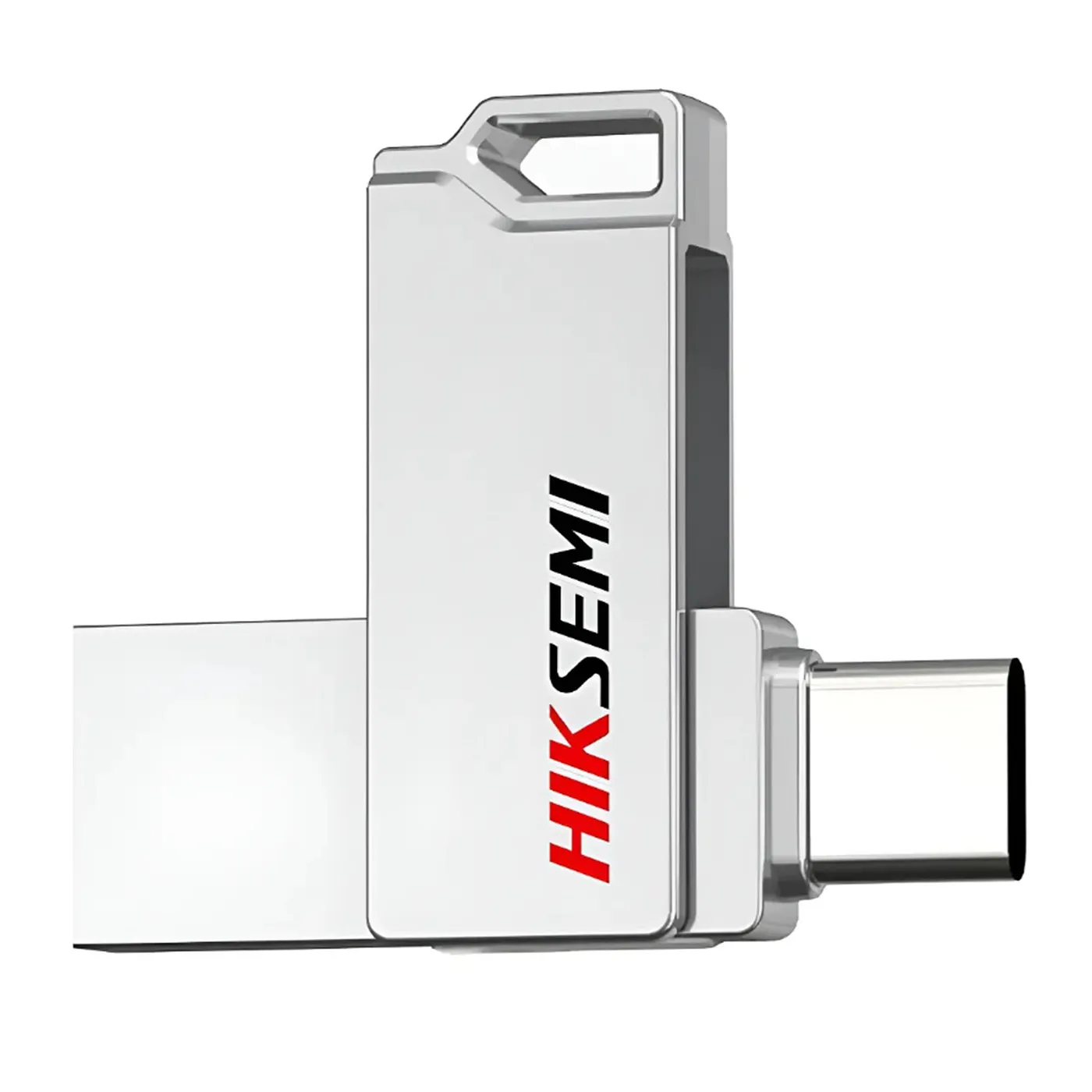 [061720] [HS-USB-E327C-128G] Hiksemi By Hikvision - Pendrive 128Gb Dual Slim USB 3.2 Silver