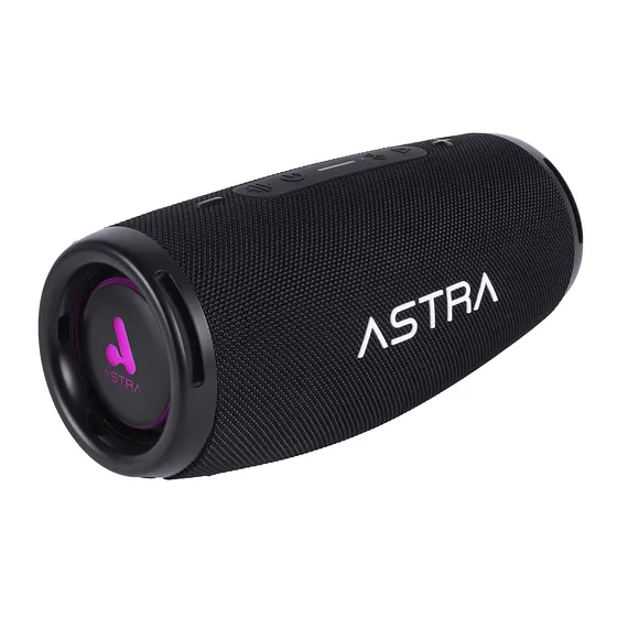 [061668] [ASTSPE8] Astra - Corneta Portátil 45W Conexión Bluetooth TWS IPX5 RGB [Negro]
