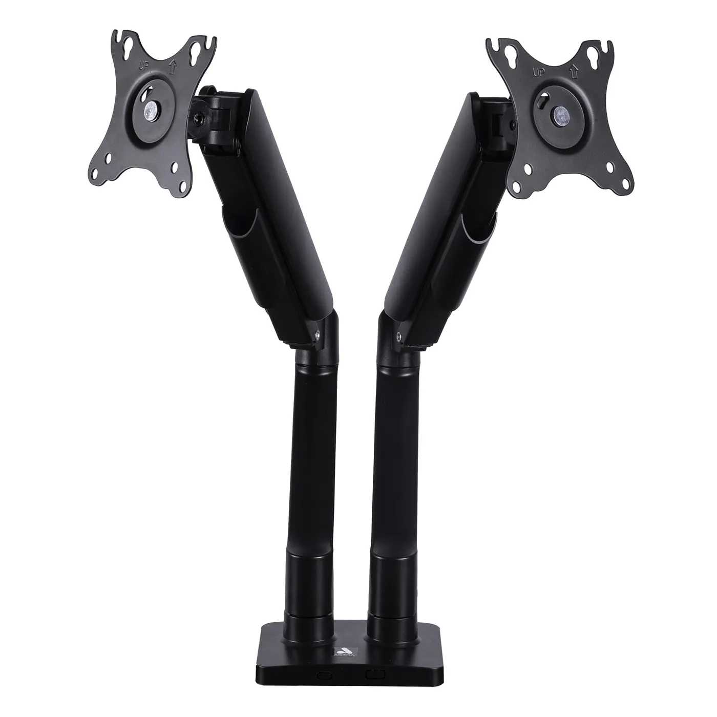 [061672] [ASTDA97C024] Astra - Base de Brazo Doble Ajustable de Acero para Monitor 17"-32" hasta 9kg por Pantalla [Negro]