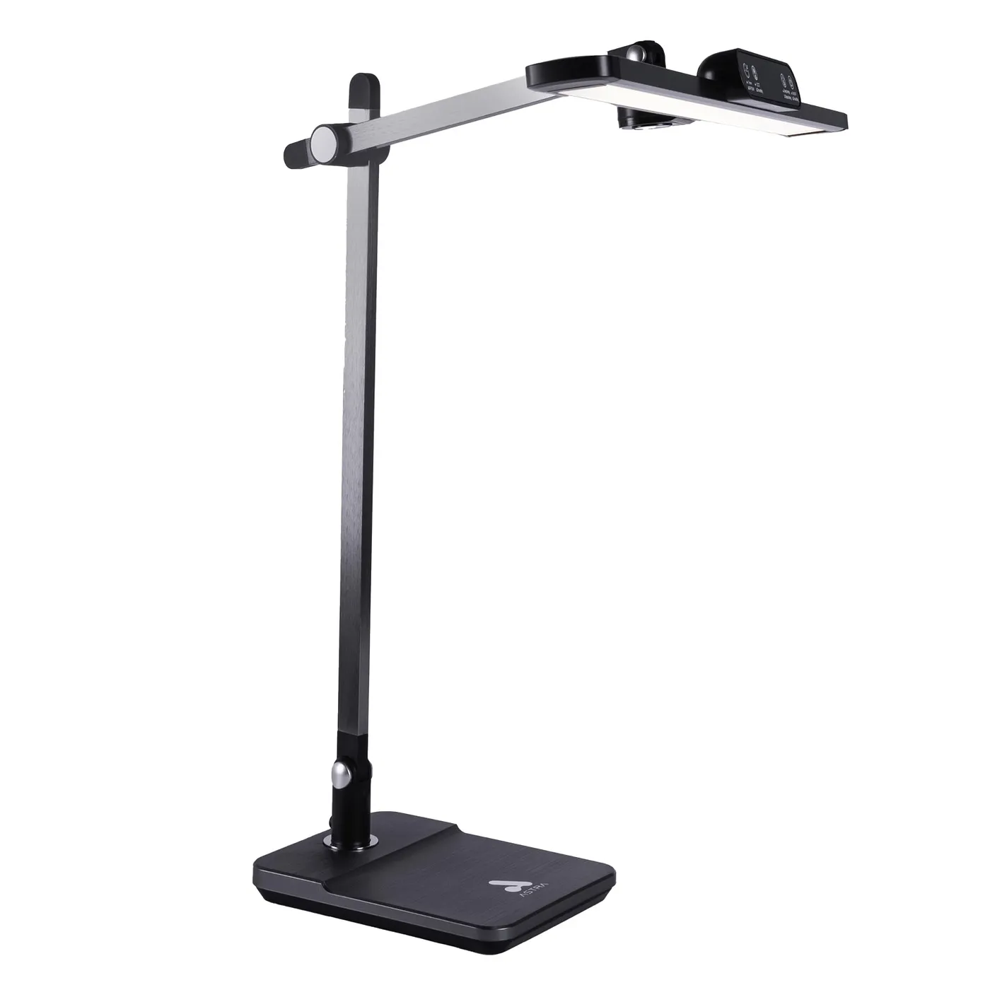 [061676] [BL1321] Astra - Lámpara LED de Escritorio Alámbrica con Reloj Digital [Negra]